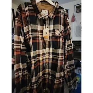 Legendary Whitetails Men's Buck Camp Flannel Shirt 4XLT A104 Excellent NWT